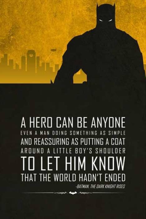 Justice League - Batman Quote Photographic Paper - Movies, Comics ...