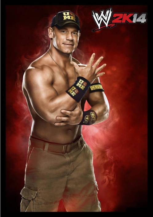 Wwe John Cena A4 Cotton Canvas High Quality Printed Poster Wall