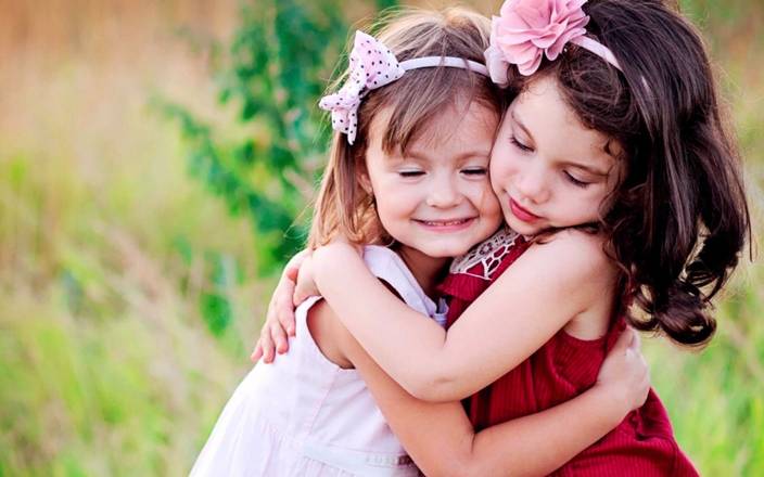 small cute baby girls