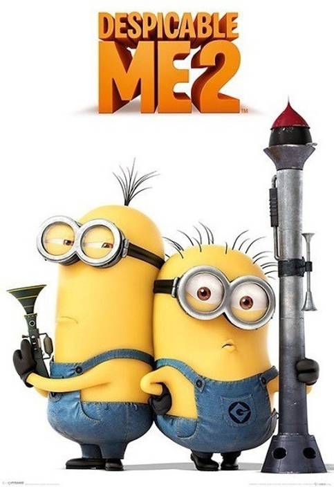 Despicable Me 2 Armed Minions Paper Print Minions