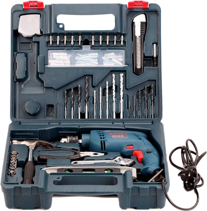 Bosch GSB 500 RE 500-Watt Drill Set