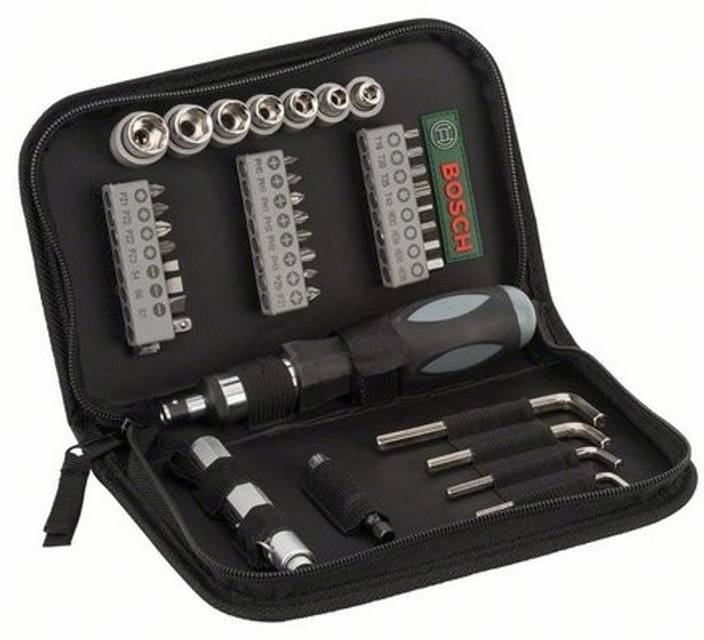 Bosch 38 Piece Mixed Set Hand Tool Kit Price in India Buy Bosch 38