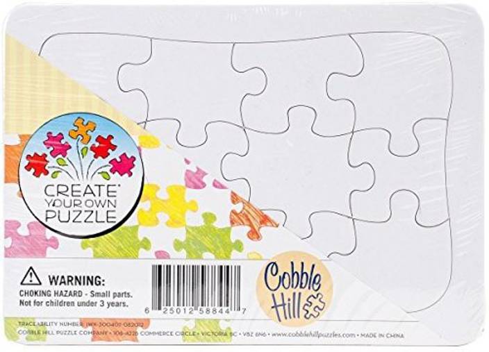 cobble hill create your own puzzle postcard size jigsaw puzzle tray