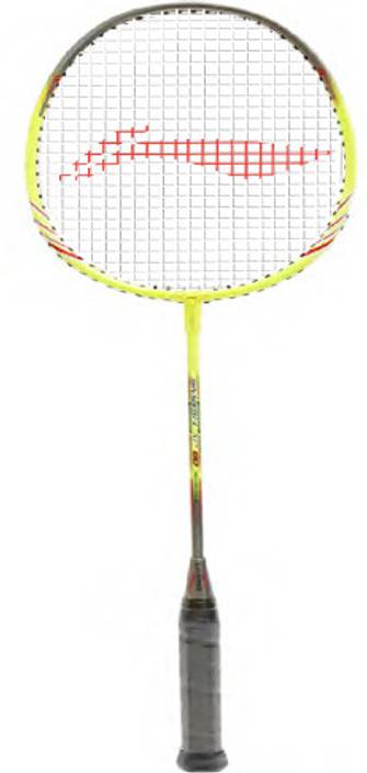 li ning xp 60 yellow grey strung badminton racquet buy li ning xp