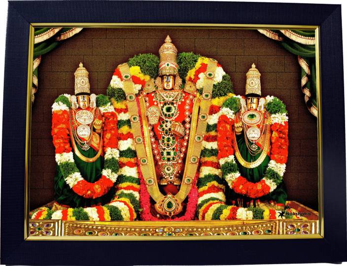 101temples Tirupati Balaji Lakshmi God Photo Religious Frame Price