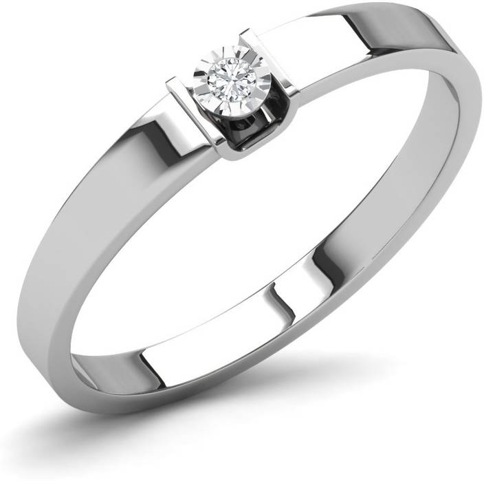 Caratlane Kaitlyn Silver Diamond Ring Price In India Caratlane Kaitlyn Silver Diamond Ring