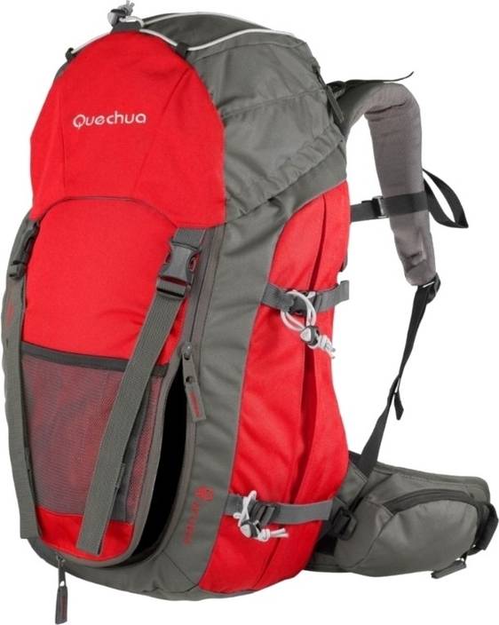 Quechua Forclaz 40 Rucksack 40 L Red and Grey Price in India