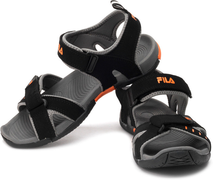 fila avior black floaters