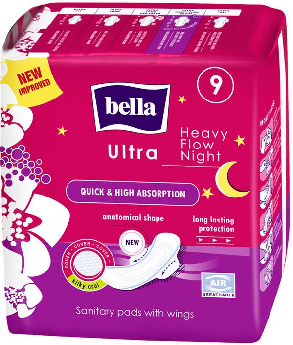 Bella Ultra Heavy Flow A9 Sanitary Pad Buy Women Hygiene products