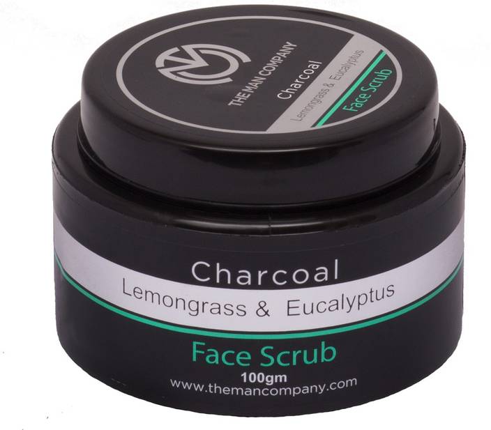 The Man Company Charcoal Face Scrub with Lemongrass & Eucalyptus