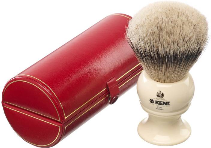 Kent Bk12 Premium 100 Pure Silver Tip Badger Hair King Size