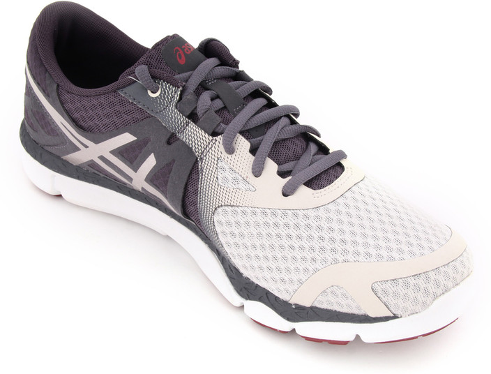 asics 33-m mens shoes grey/silver/ruby