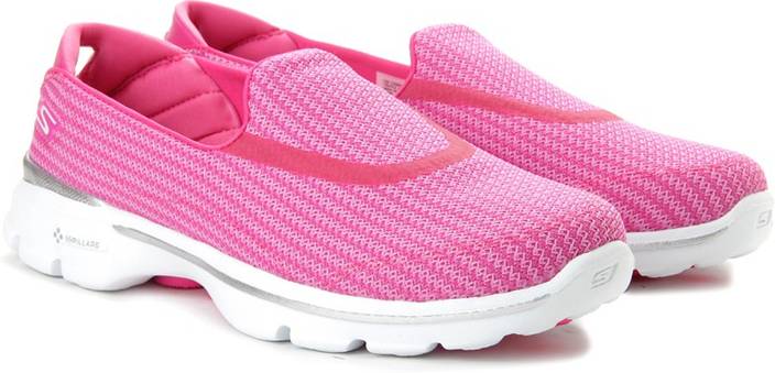 Skechers Go Walk 3 Walking Shoes For Women - Buy Hot Pink Color ... Skechers Go Walk 3 Walking Shoes For Women