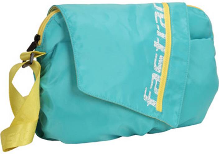 Fastrack Women Casual Blue Polyester Sling Bag Fastrack Women Casual Blue Polyester Sling Bag