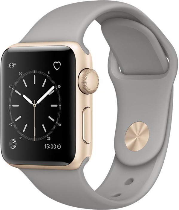 aluminium gold apple watch