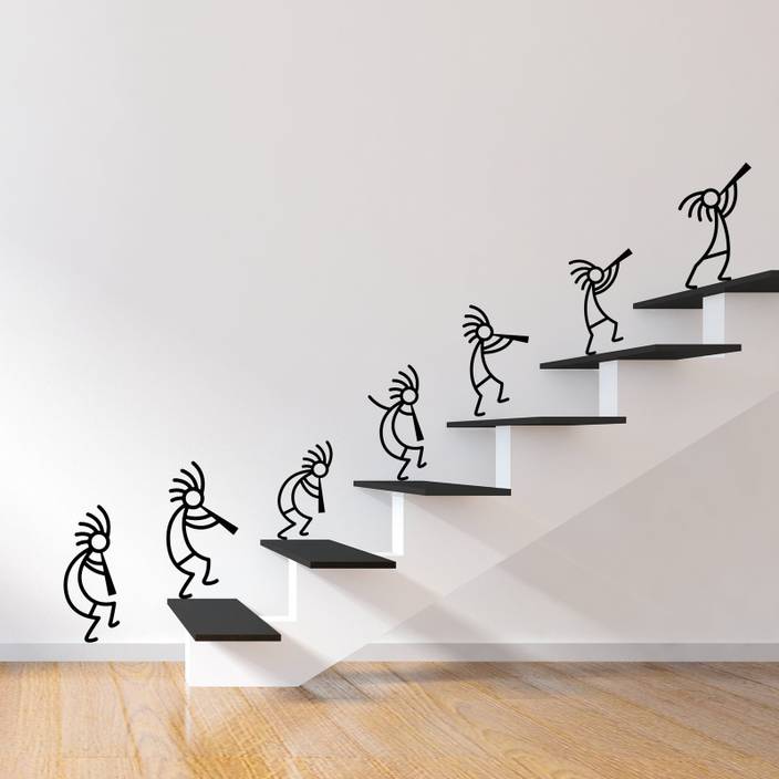 stair wall art stickers