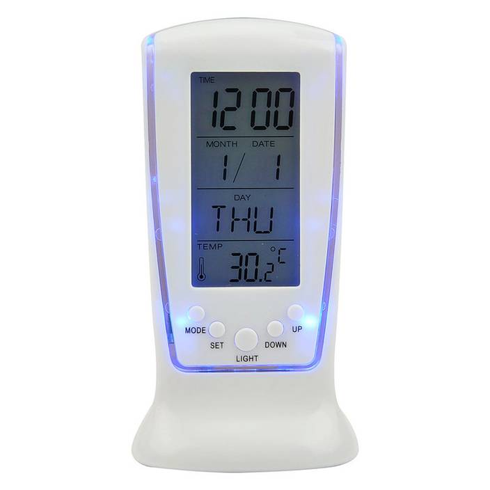 Clockology Digital White Clock Price in India Buy Clockology Digital