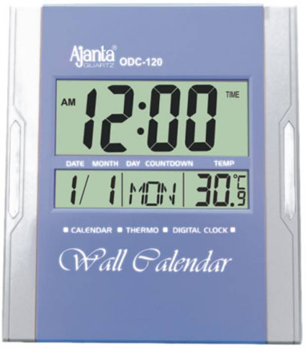 Ajanta Digital Wall Clock Price in India Buy Ajanta Digital Wall