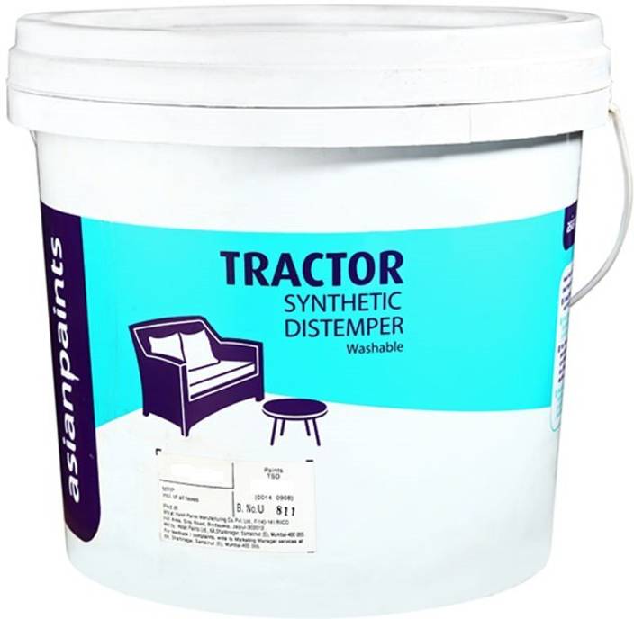 Asian Paints Tractor Synthetic Distemper Clear Distemper Wall Paint