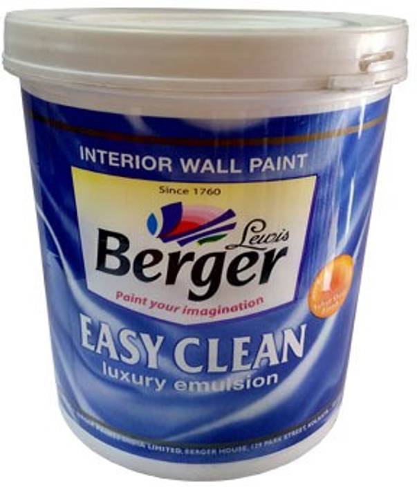 Berger Easy Clean A36000 White Emulsion Wall Paint Price in India Buy Berger Easy Clean A36000