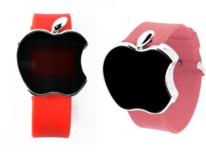 apple shaped touch screen watch