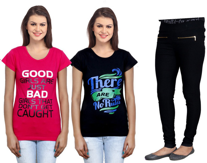 Buy Indistar T-shirt Women Combo 