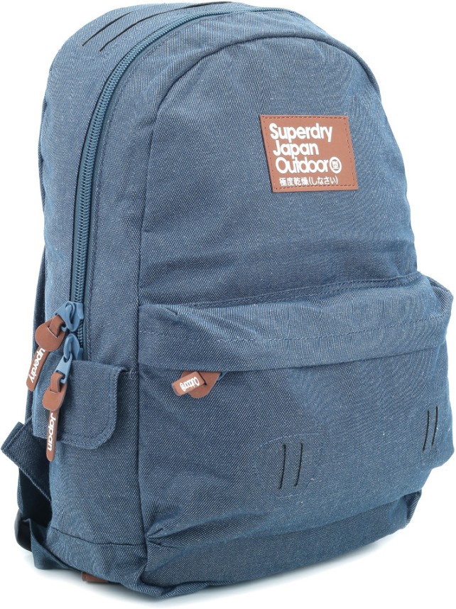 superdry denim backpack