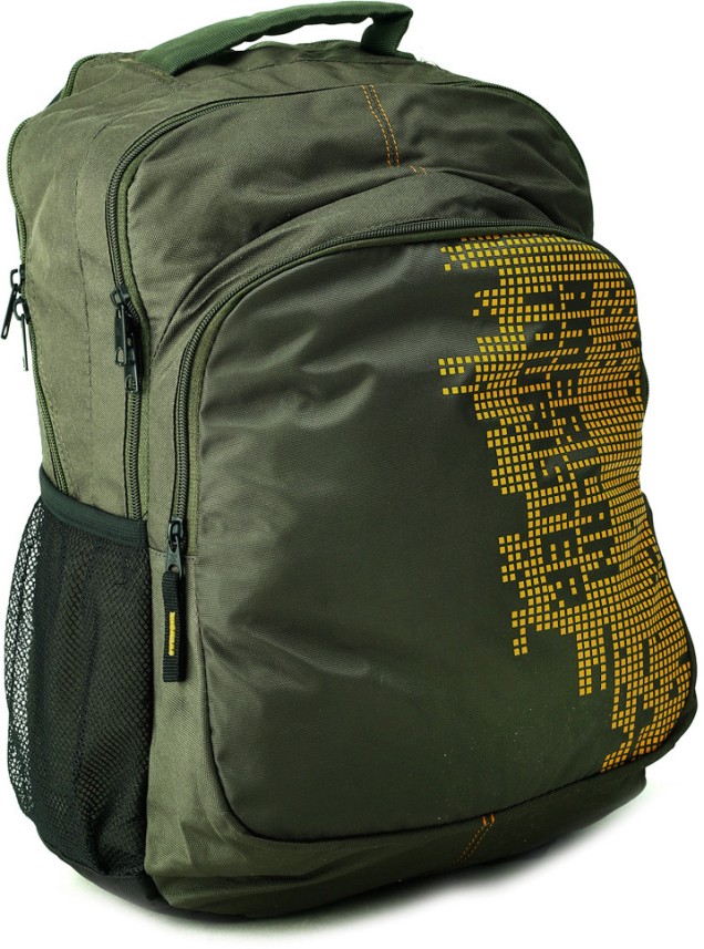 american tourister olive green backpack