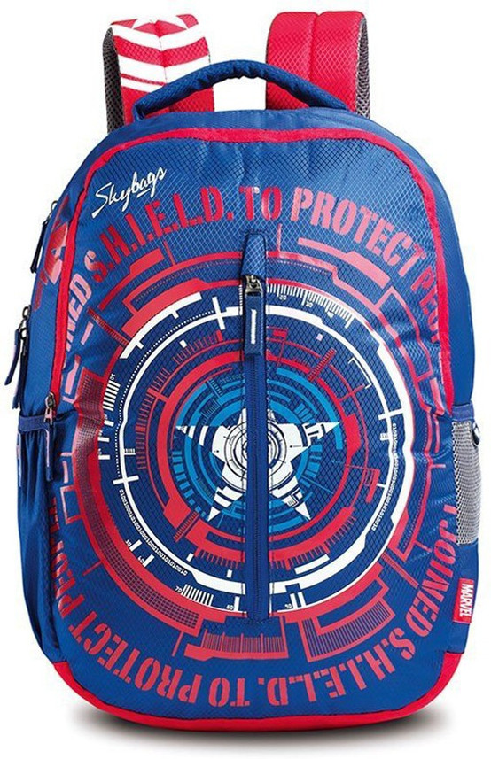captain america backpack skybags
