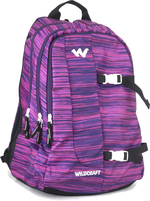 wildcraft purple backpack