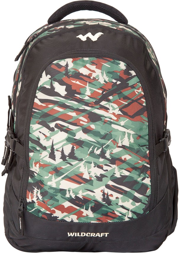 wildcraft backpack camo 4 orange