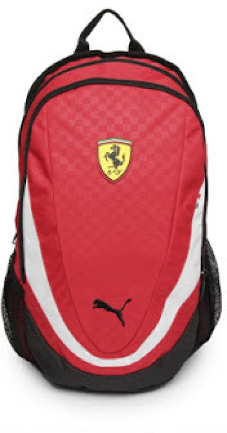 puma ferrari backpack silver