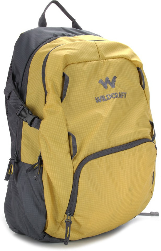 wildcraft yellow backpack