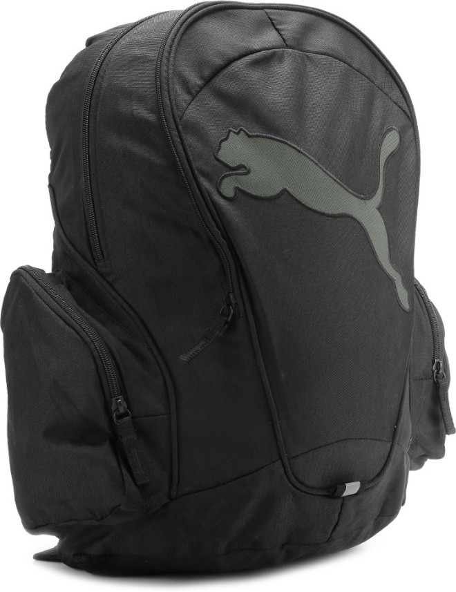 Puma Big Cat Backpack Black Dark Shadow 
