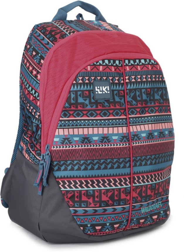 wildcraft school bags pink