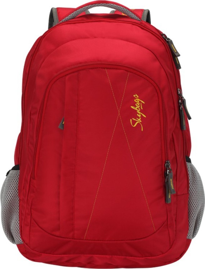 red colour skybags