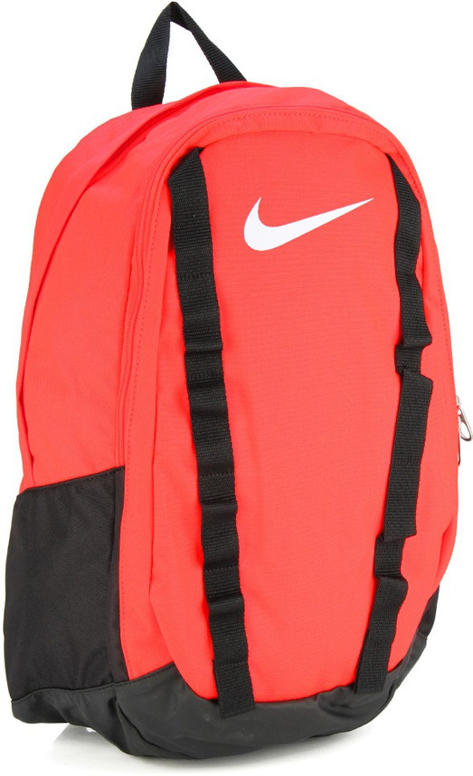 bright orange nike backpack