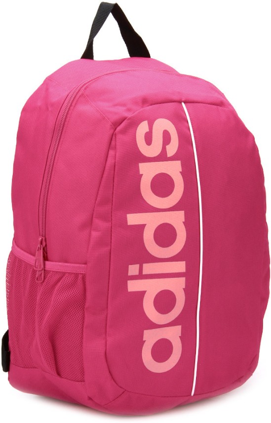 adidas linear backpack pink