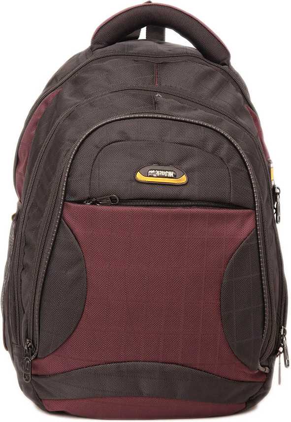 Hijack Venus 17 L Laptop Backpack Wine 07 Black Price In India Flipkart Com