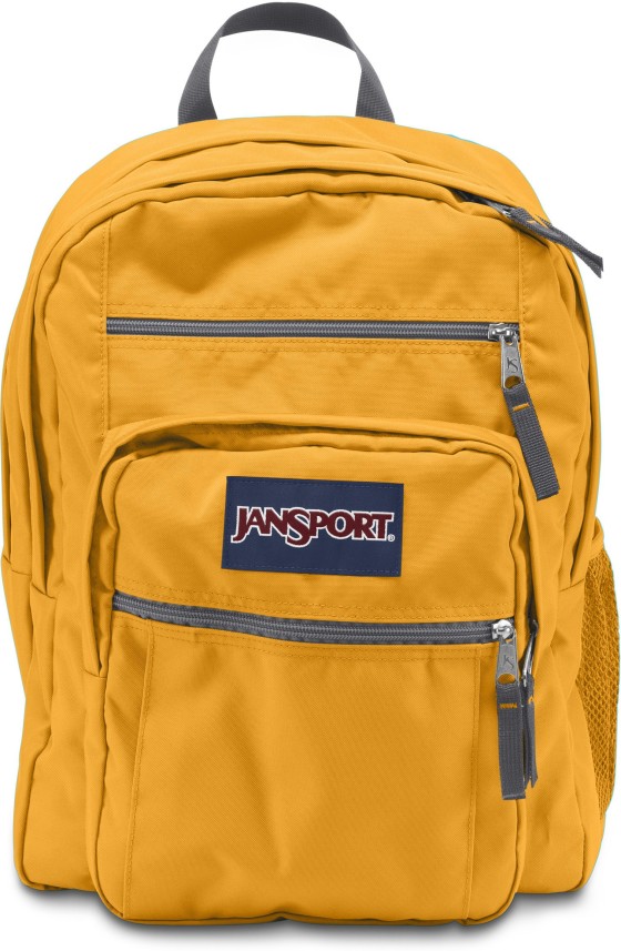 yellow jansport bag