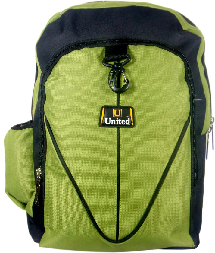 bright green backpack