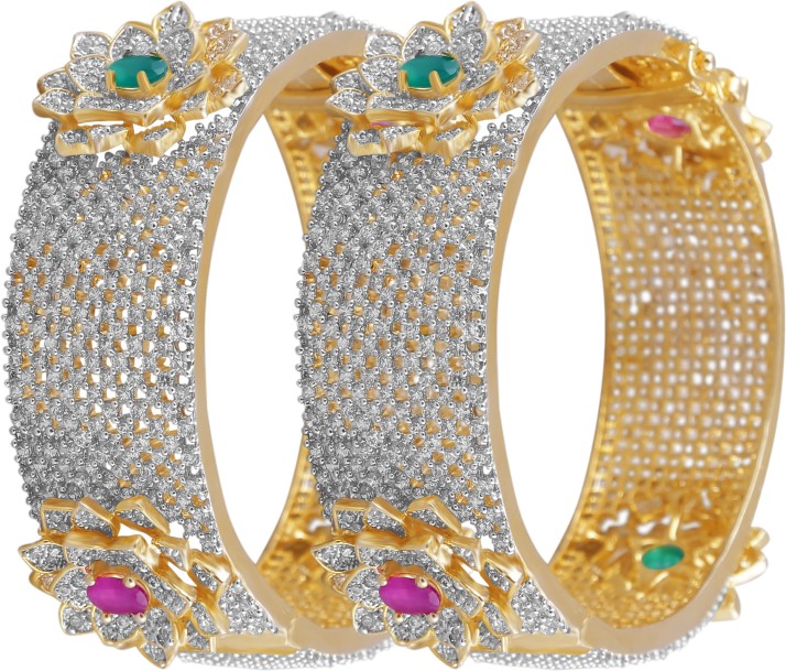 american diamond bangles flipkart