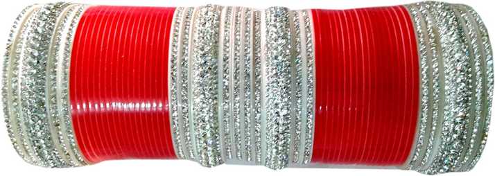 Vivah Bridal Chura Plastic Zircon Bangle Set Price In India Buy Vivah Bridal Chura Plastic Zircon Bangle Set Online At Best Prices In India Flipkart Com