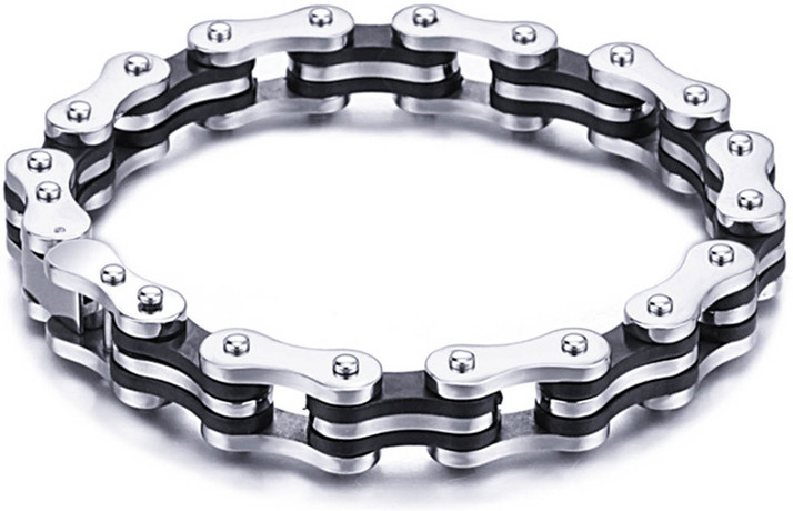 yellow chimes stainless steel rhodium bracelet