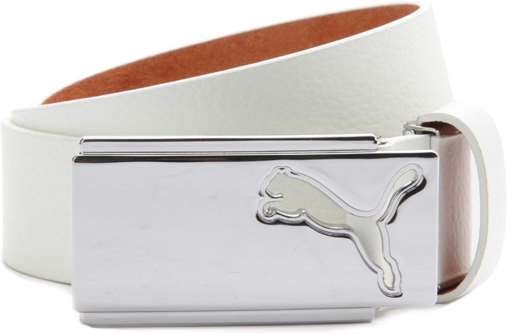 puma white belt
