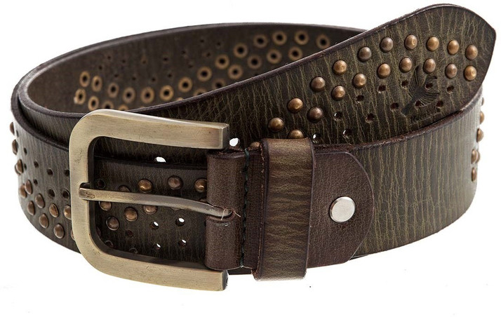 HORNBULL Men Casual Brown Genuine 