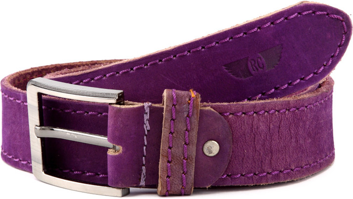 purple designer belt