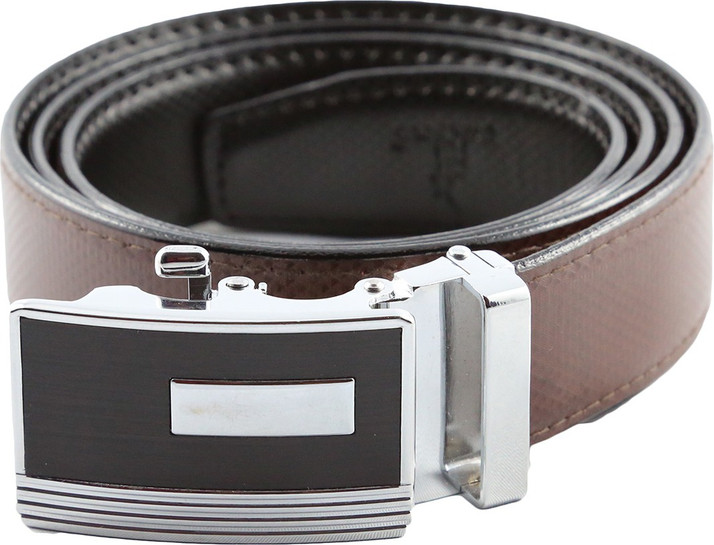 Genuine Leather Reversible Belt BROWN 