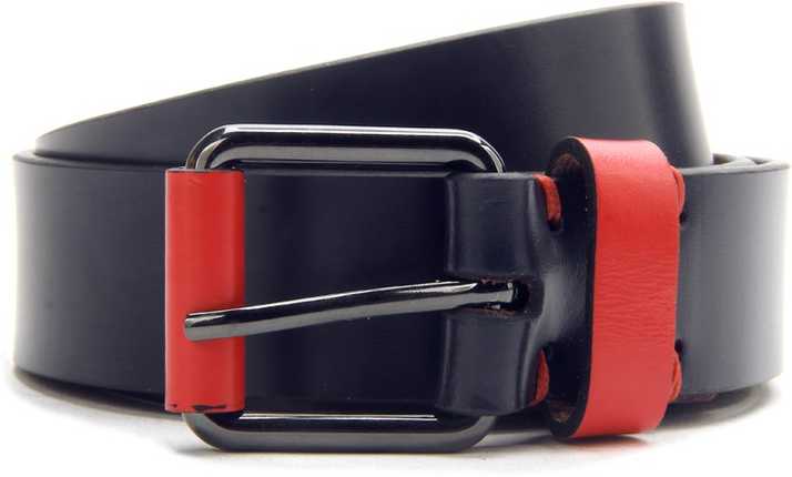 United Colors Of Benetton Men Black Genuine Leather Belt 902 Price In India Flipkart Com