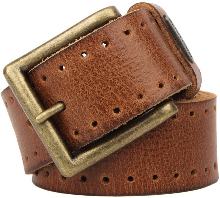 Genuine Leather Belt Brown 